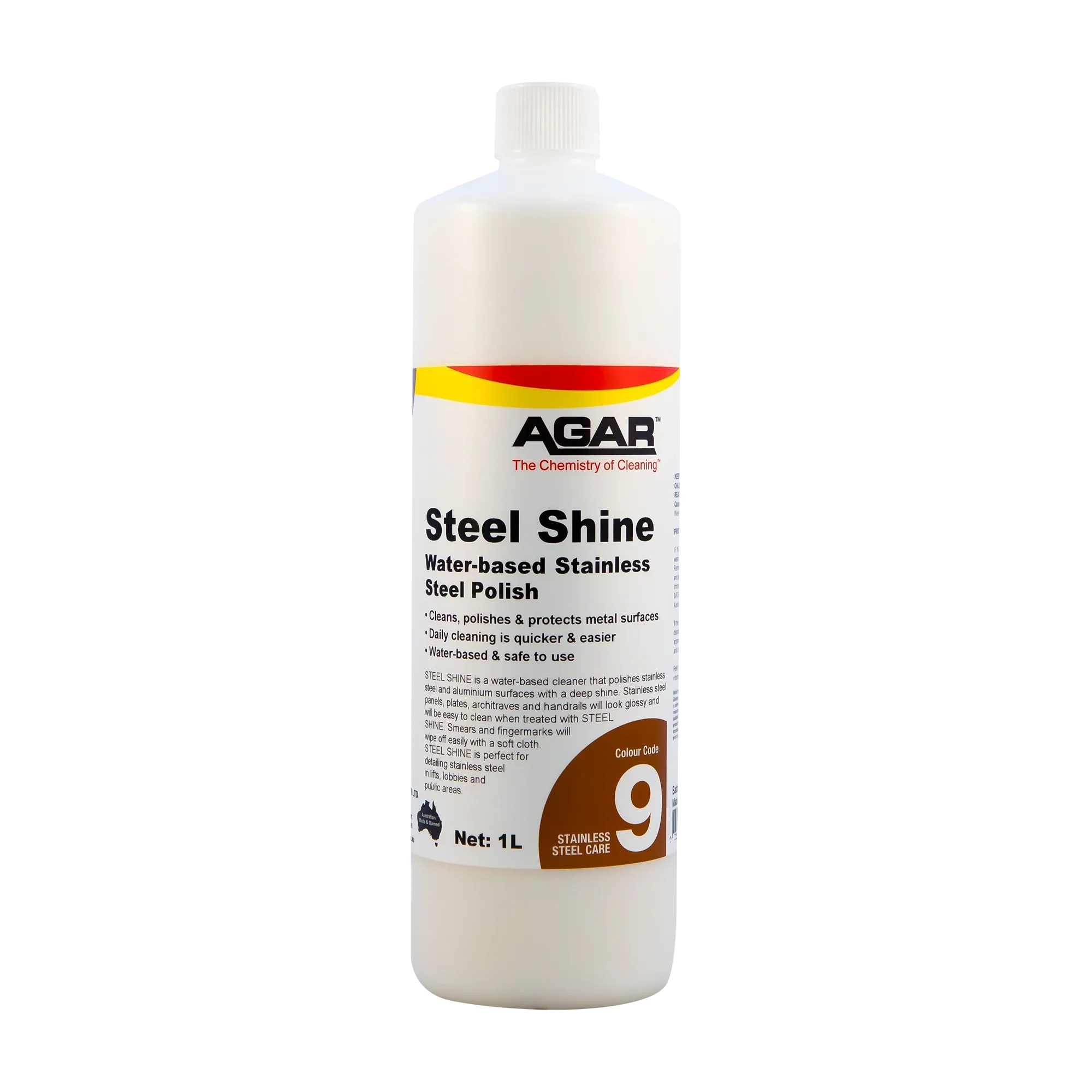 Agar Steel Shine Water Based Stainless Steel Polish