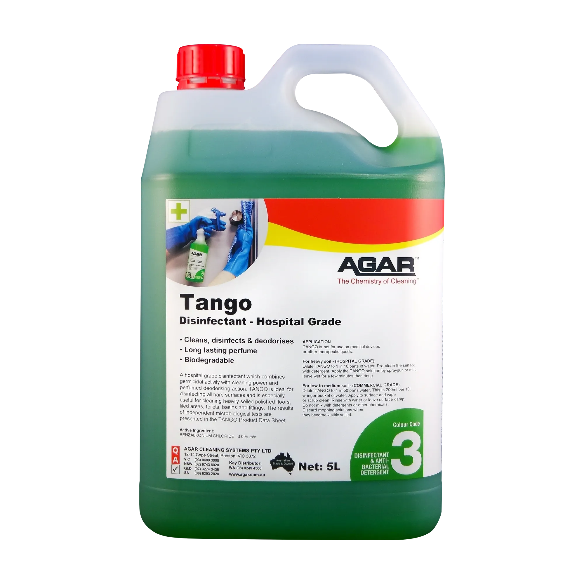 Agar Tango Hospital Grade Disinfectant Various Sizes