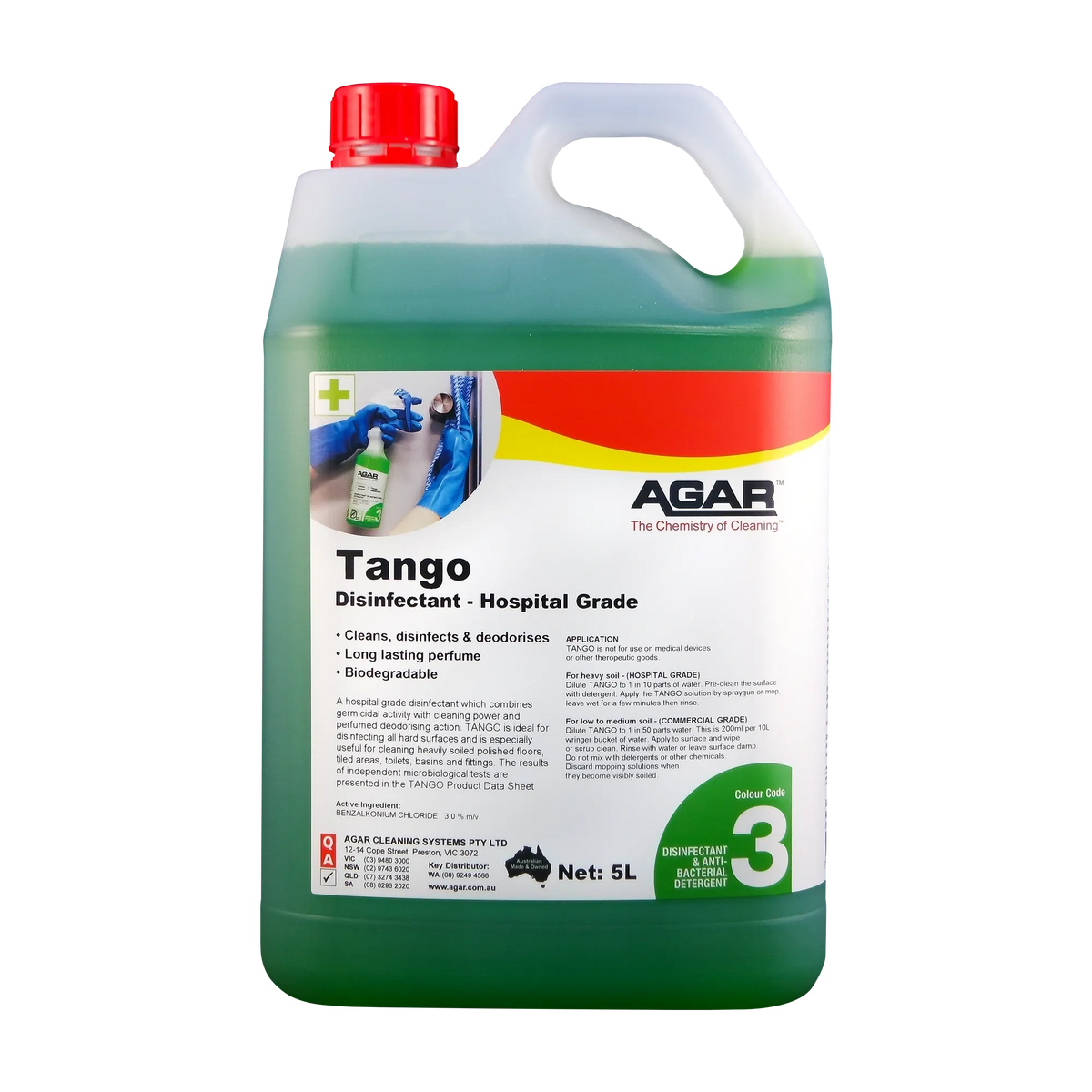 Agar Tango Hospital Grade Disinfectant Various Sizes