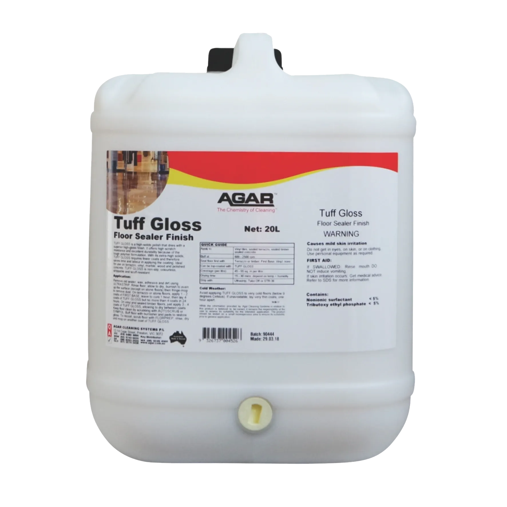 Agar Tuff Gloss Floor Sealer & Finish