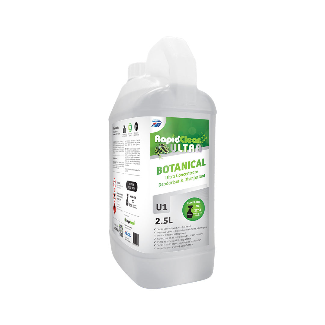 RapidClean Ultra Concentrate Botanical Deodoriser & Disinfectant 2.5L