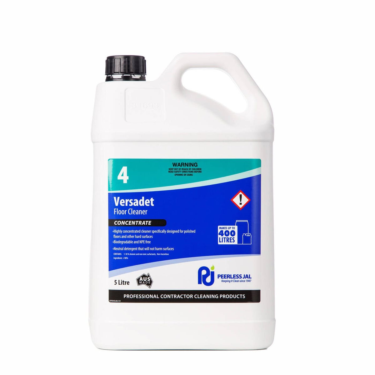 Peerless JAL 5L Versadet Floor Cleaner 5L