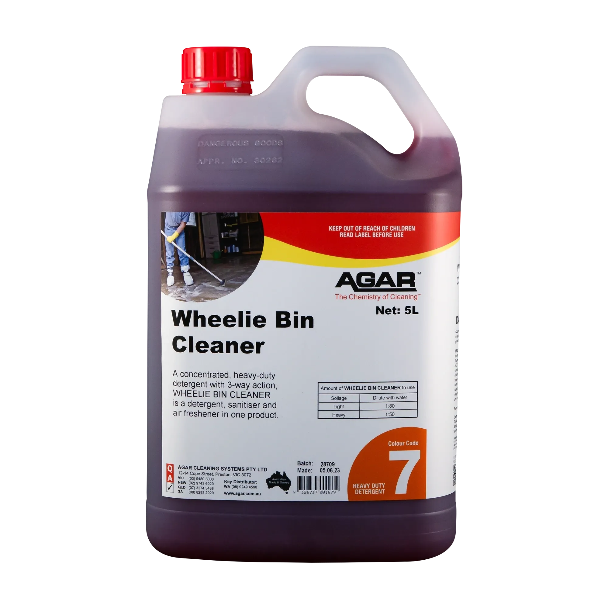 Agar Wheelie Bin Cleaner