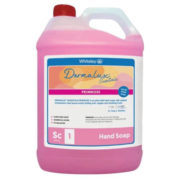 Whiteley Dermalux Essentials Primrose 5L Hand Soap