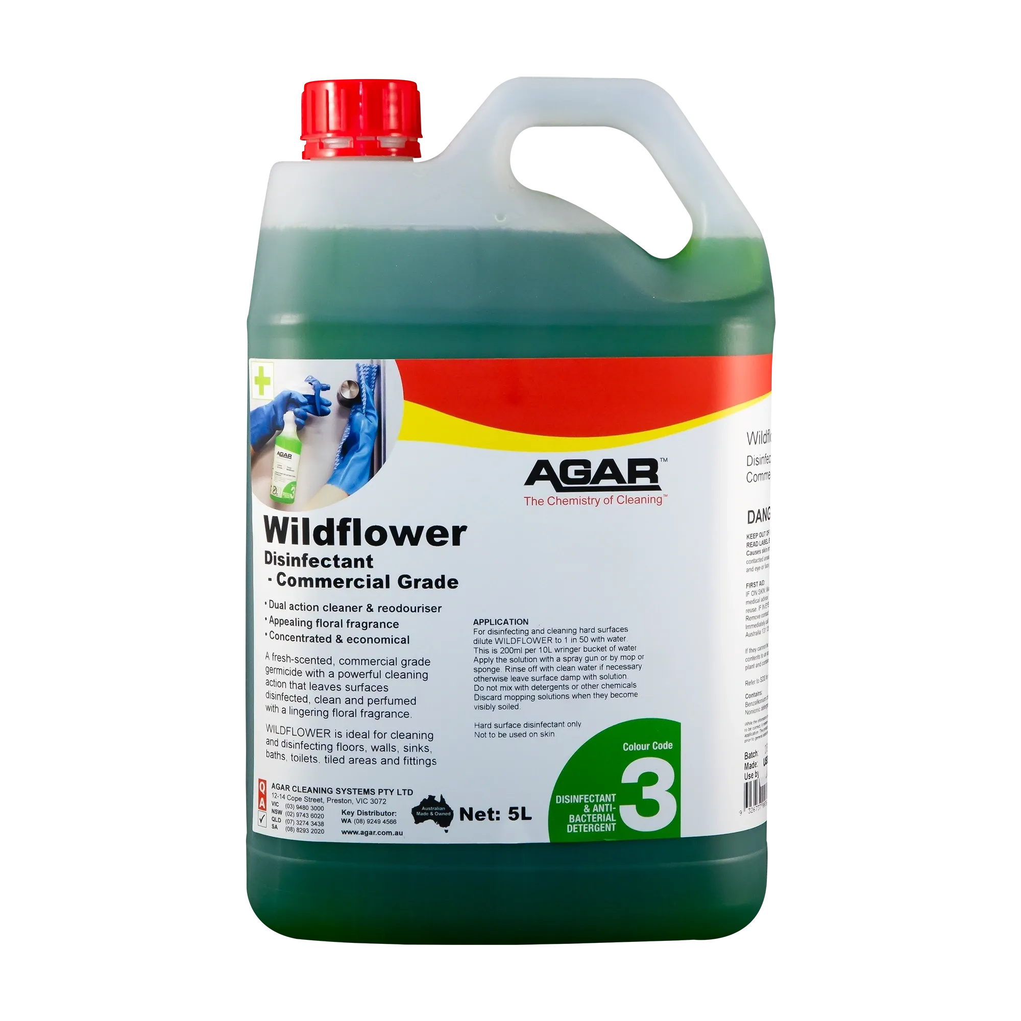 Agar Wildflower Commercial Grade Disinfectant Various Sizes