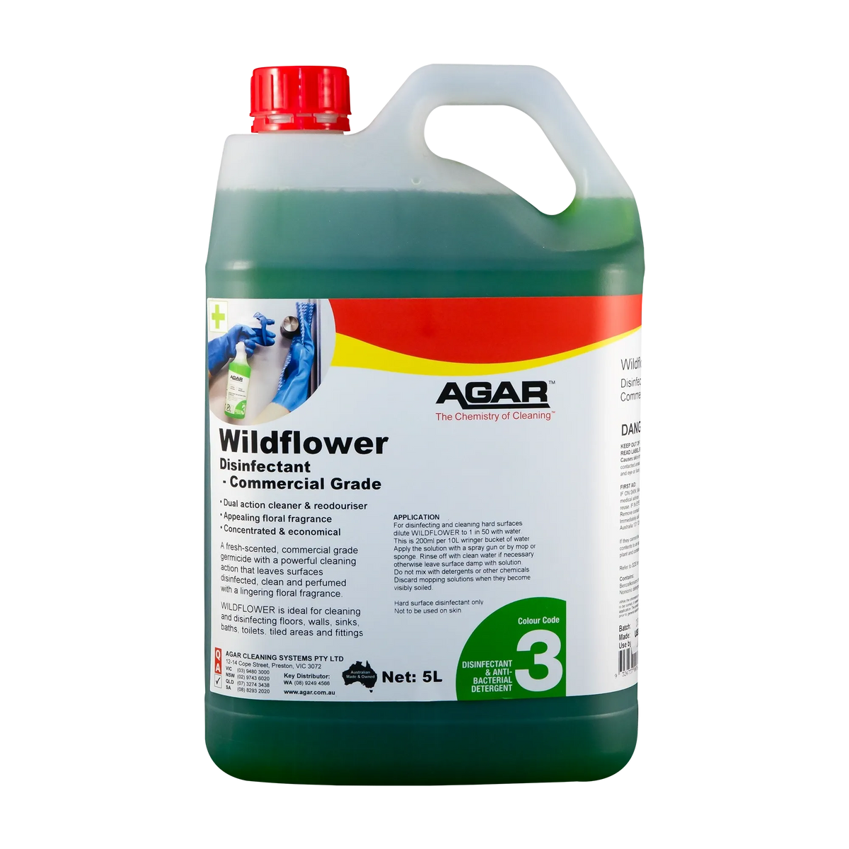 Agar Wildflower Commercial Grade Disinfectant Various Sizes