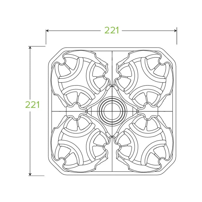 Biopak Pulp BioCup Tray 2-Cup or 4-Cup