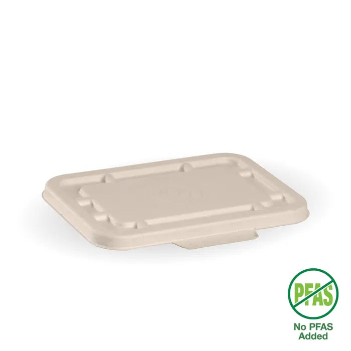 Biopak 500ml & 600ml Natural Plant Fibre Takeaway Lid