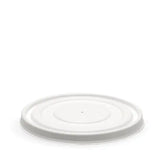 Biopak 500-1,000ml White Plant Fibre BioBowl Lid (Carton 400)