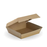 Biopak Dinner box - 178 x 160 x 70mm - kraft