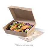Biopak Dinner box - 178 x 160 x 70mm - kraft