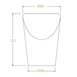 Biopak Small Paper Chip BioCup (Carton 1000)