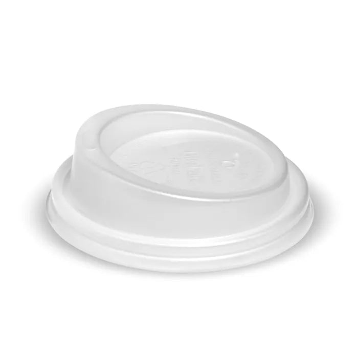 Biopak 80mm Small Clear PLA BioCup Lid (Carton 1000)