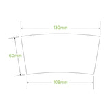 Biopak 12Oz Cup Sleeves (Carton 1000)