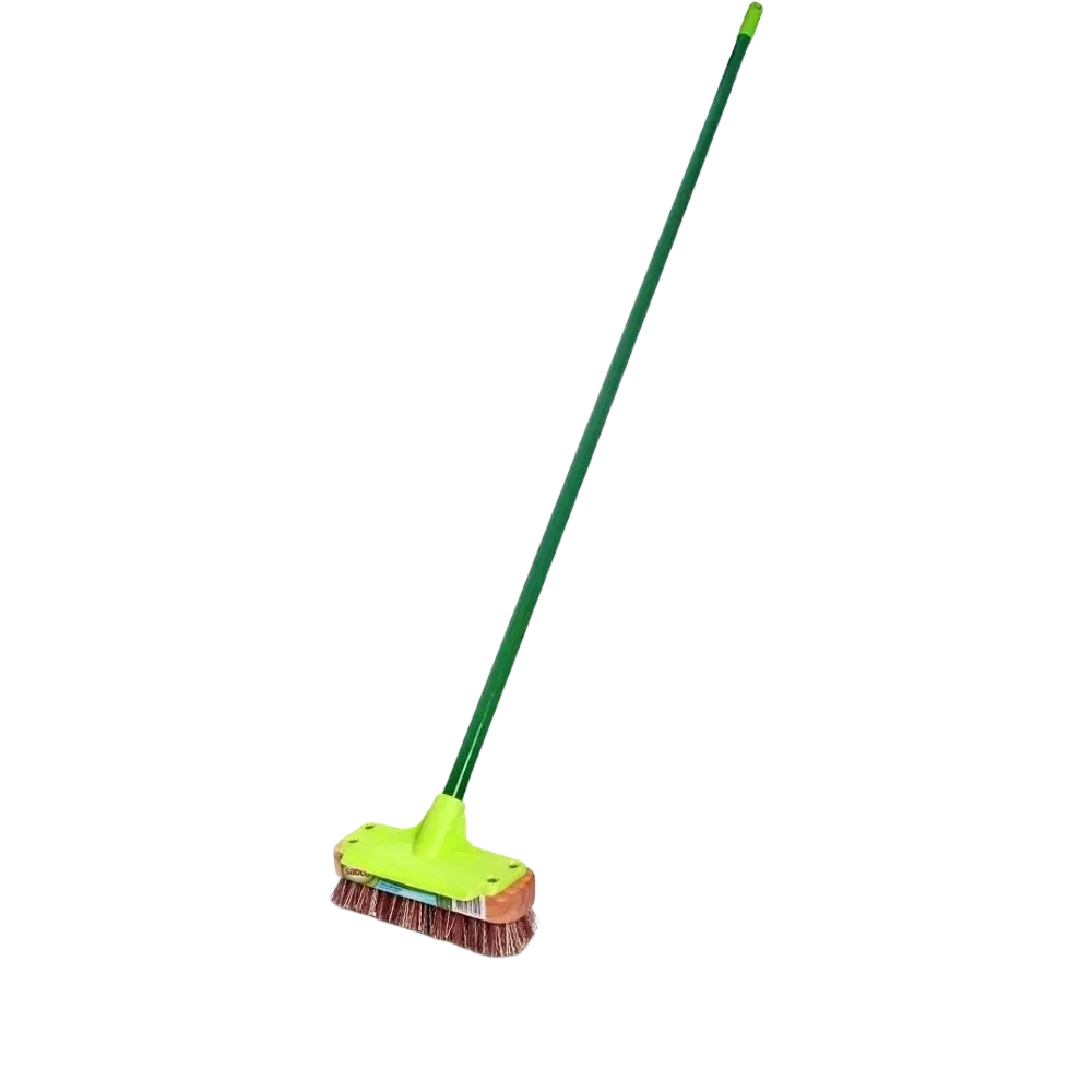 Timber Deck Scrub with handle - 200mm Head SABCO