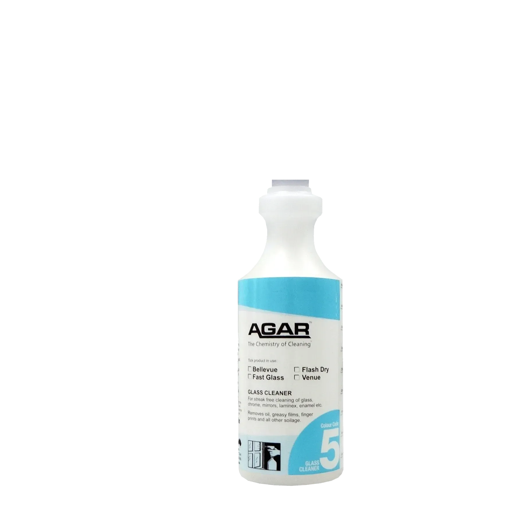 Agar #5 500ml Empty Spray Bottle. Bellevue, Fast Glass, Flash Dry, Venue