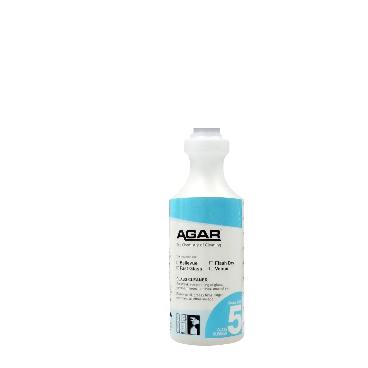 Agar #5 500ml Empty Spray Bottle. Bellevue, Fast Glass, Flash Dry, Venue