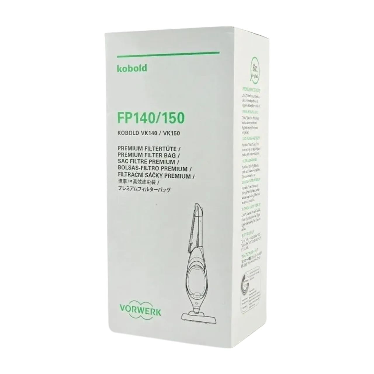 Bag Vorwerk Kobold VK140 VK150 6pk (genuine)