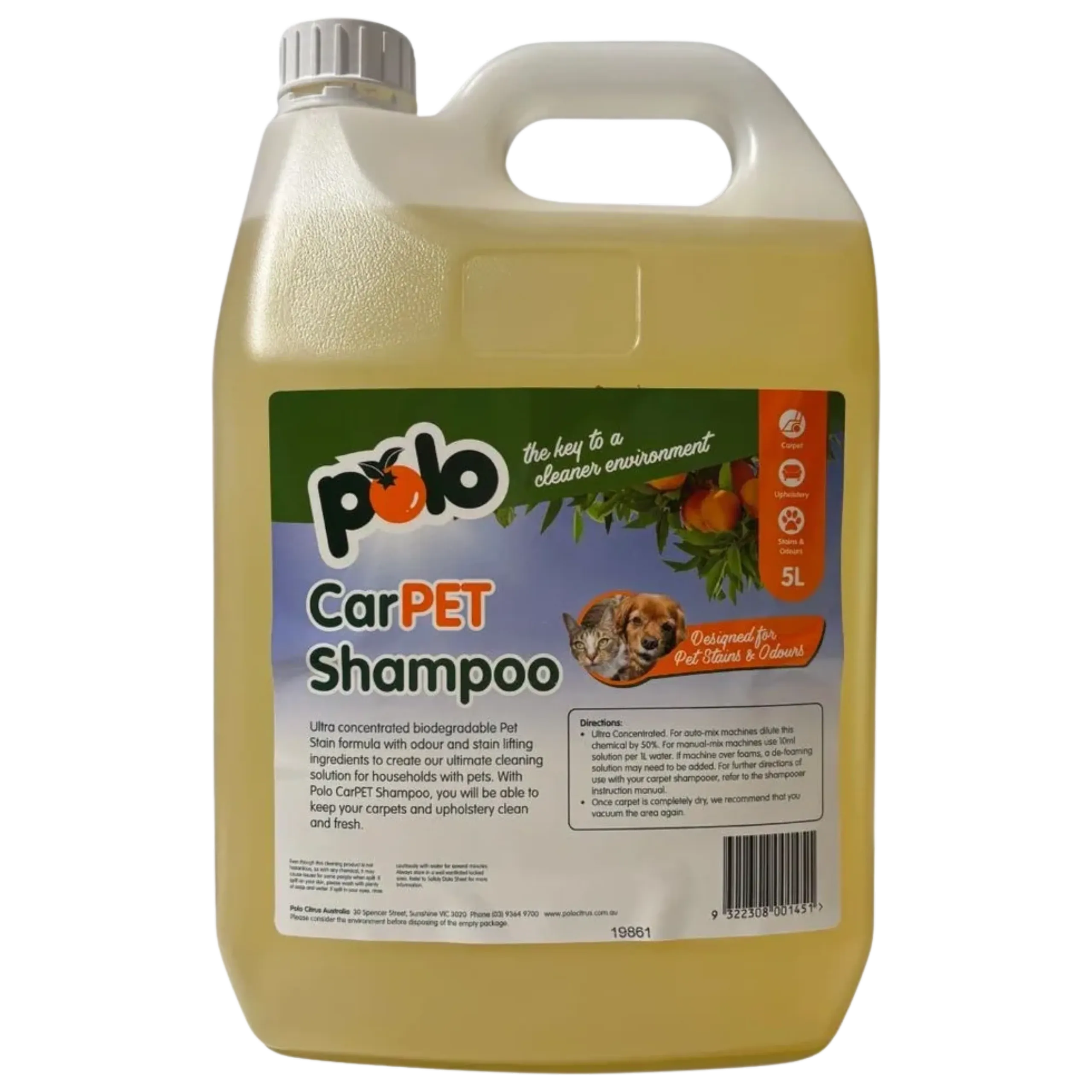 Polo Citrus CarPET Shampoo