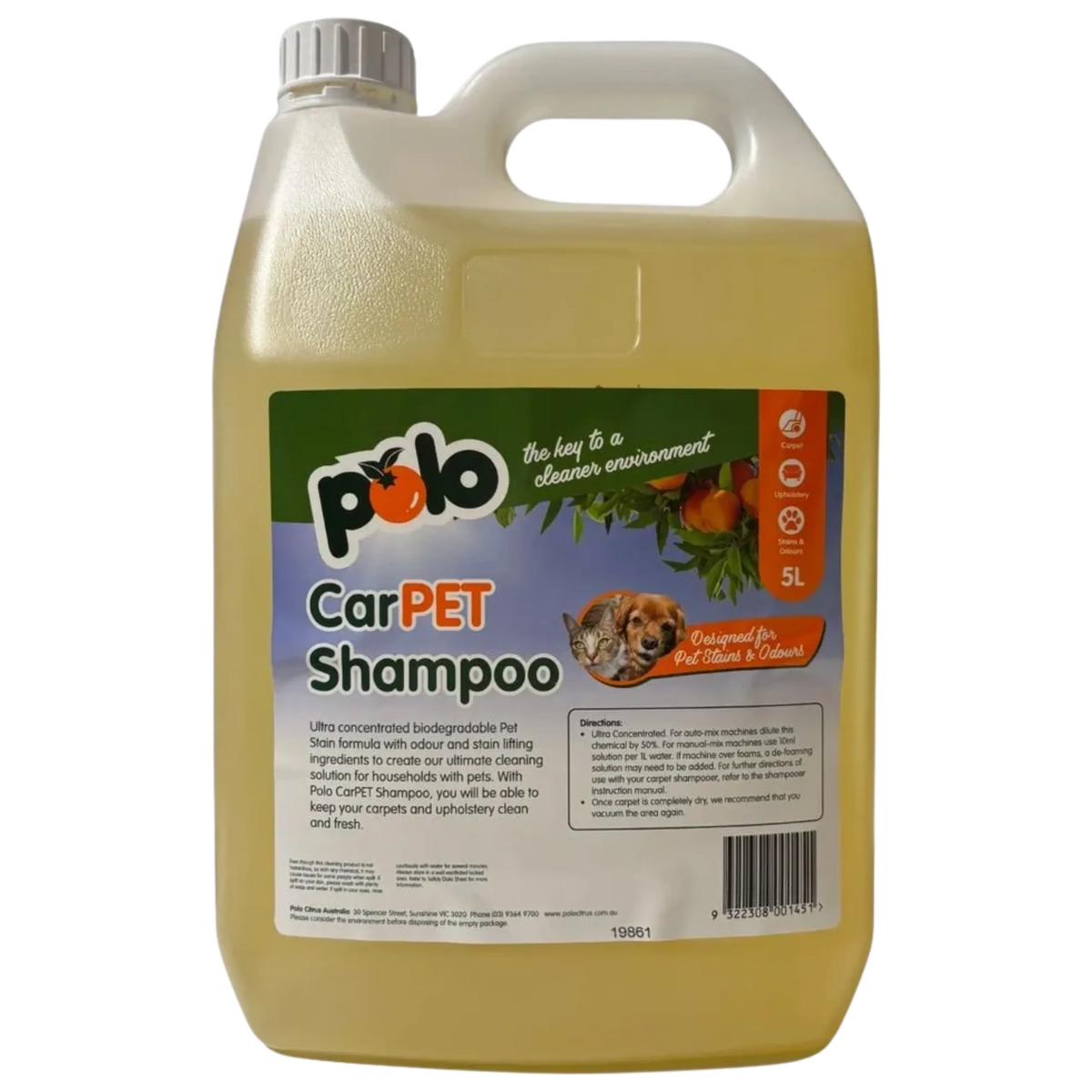 Polo Citrus CarPET Shampoo