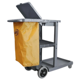 SABCO Professional Janitor Cart with lid