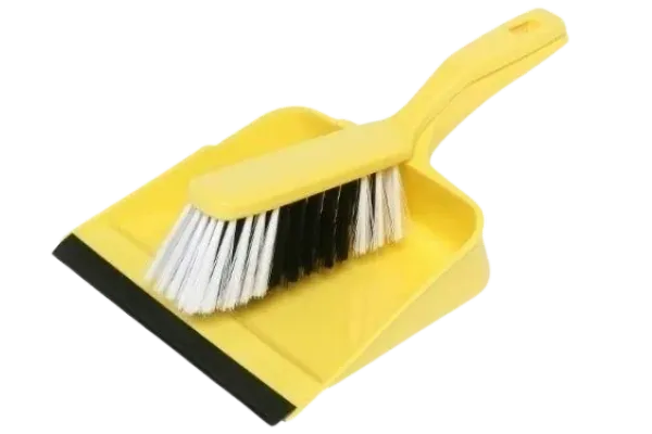 Dust Pan & Brush Set - Assorted Colours EDCO