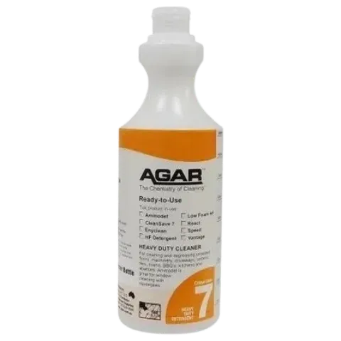 Agar #7 500ml Empty Spray Bottle. Ammodet, HF Detergent, Speed, Low Foam HF, Vantage, React