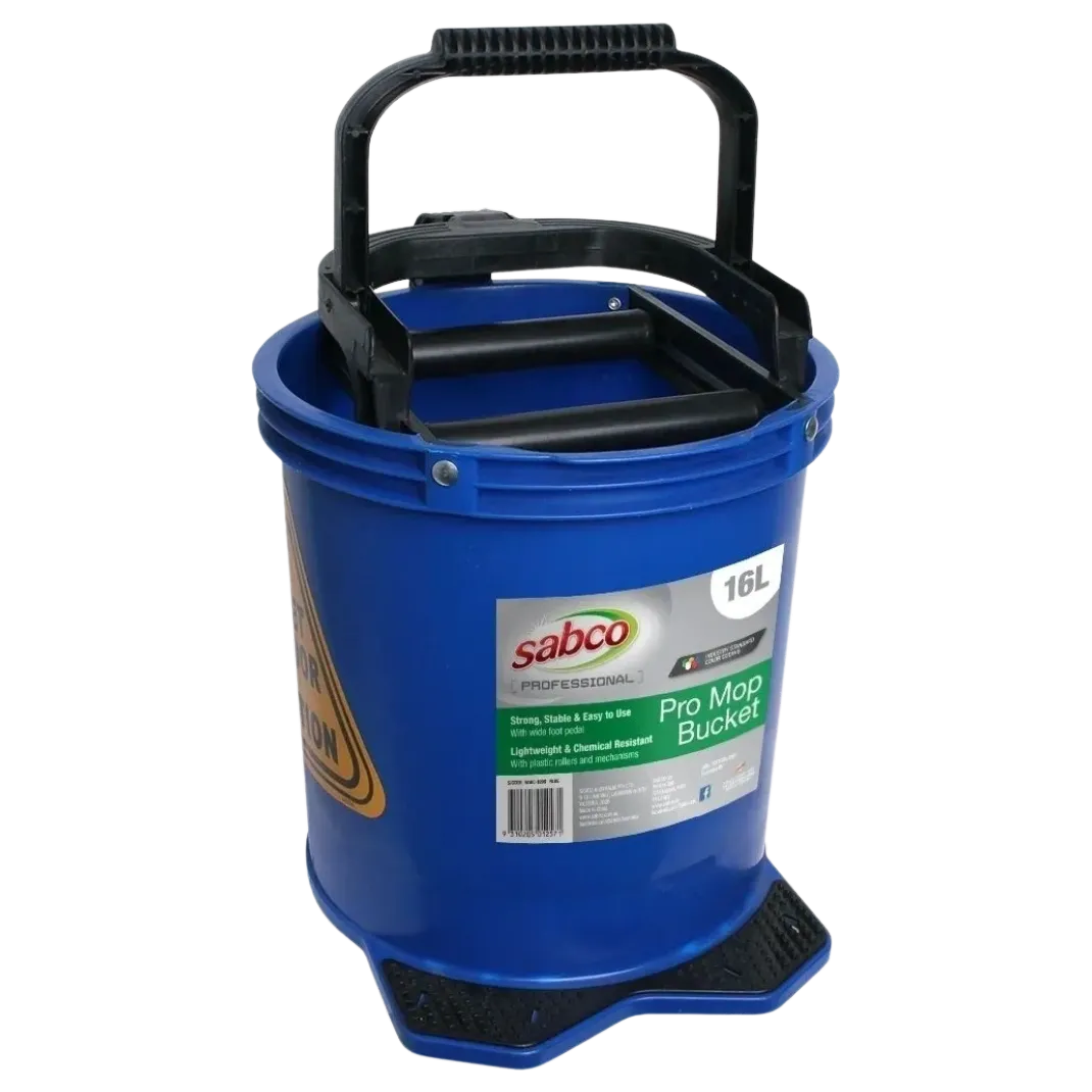 16 Lt Pro Mop Bucket- Various Colours SABCO
