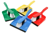 Dust Pan & Brush Set - Assorted Colours EDCO
