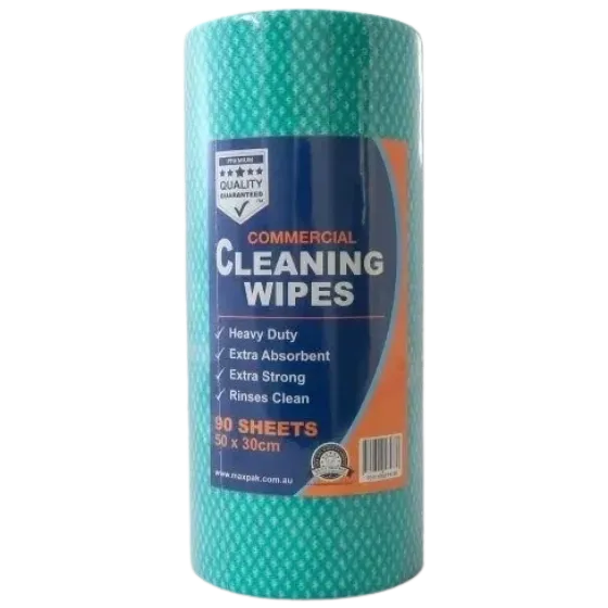 Commercial Cleaning Wipes Roll 50x30cm 90 Sheets