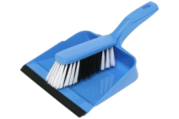 Dust Pan & Brush Set - Assorted Colours EDCO