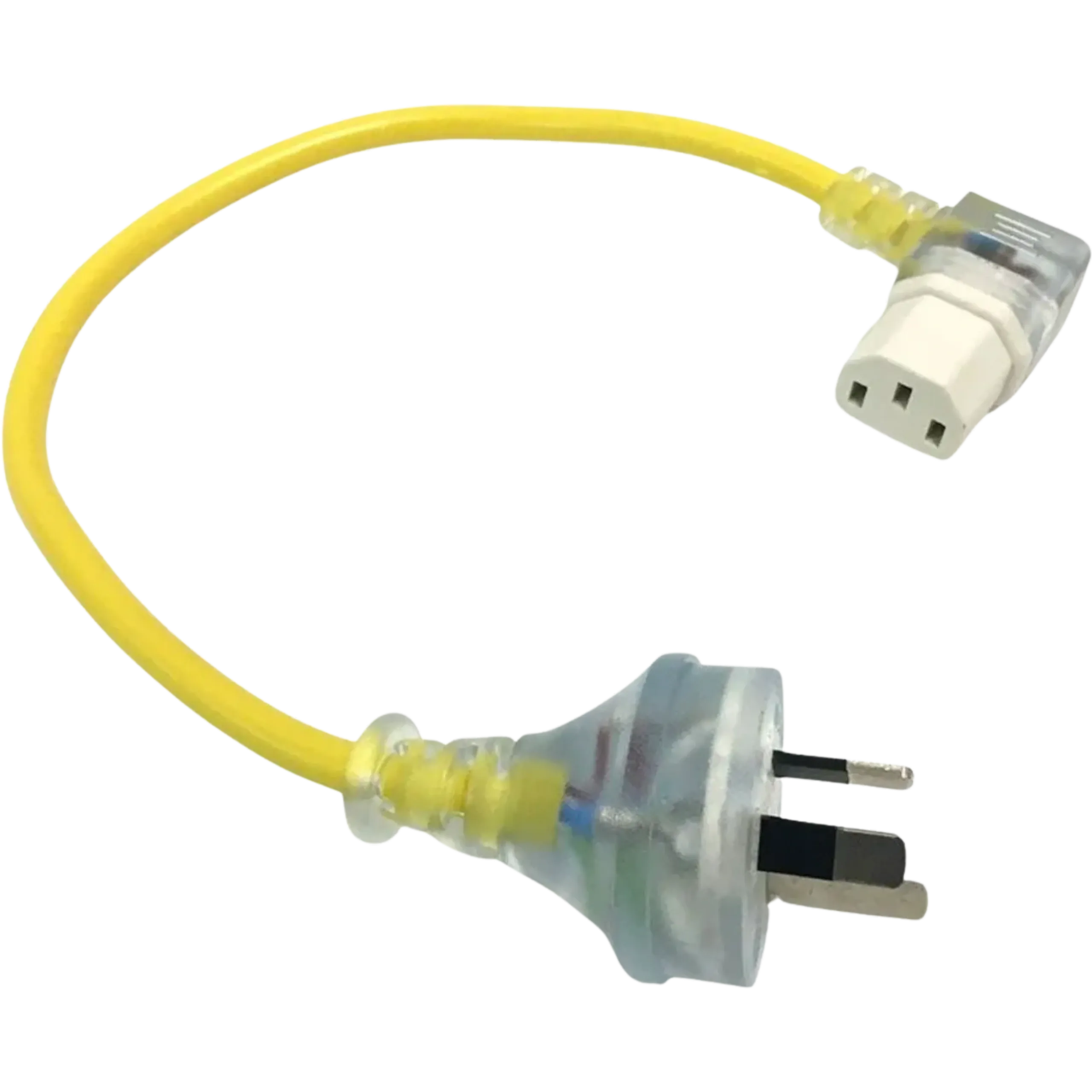 Short IEC Lead T1V3-34cm Yellow