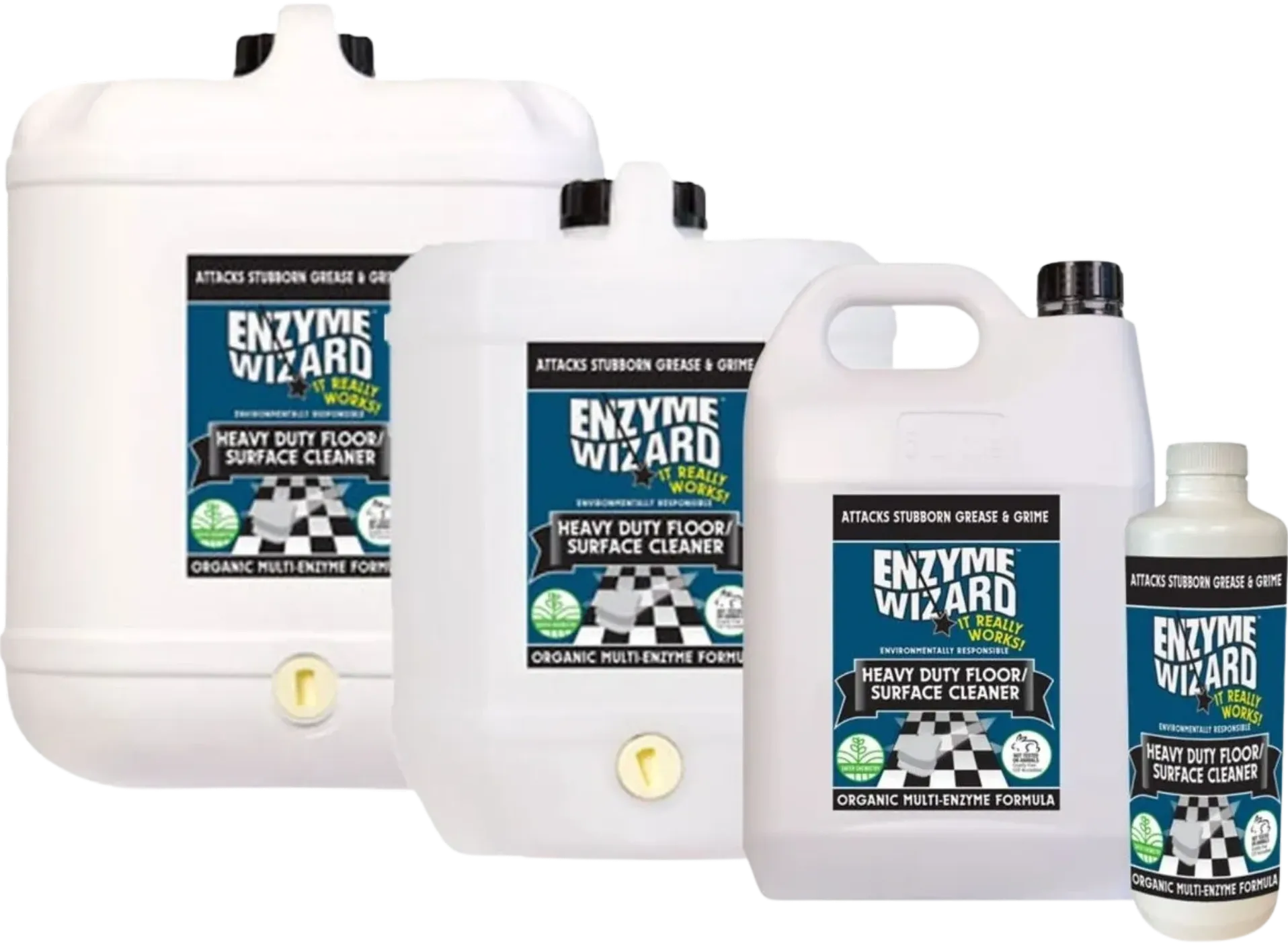 Enzyme Wizard Heavy Duty Surface Cleaner Various Sizes