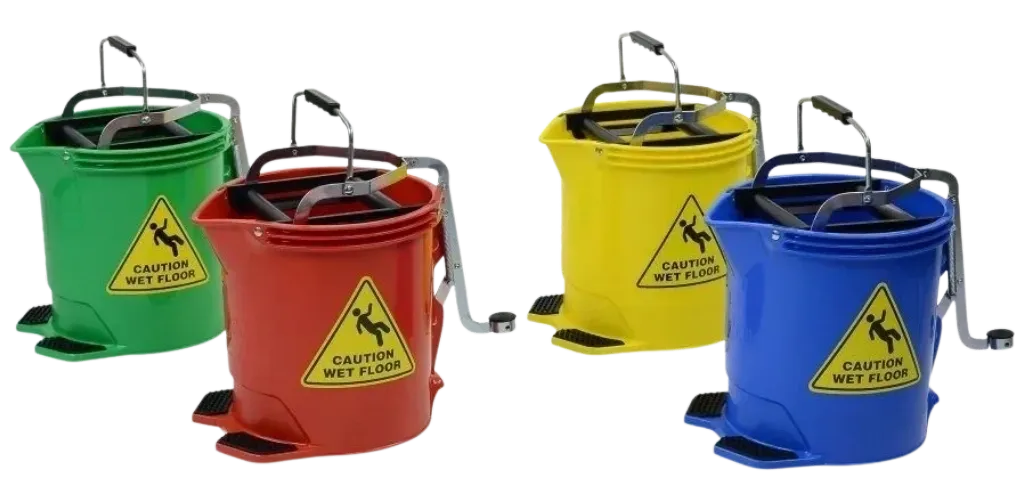 Edco 15L Metal Wringer Bucket - Various Colours