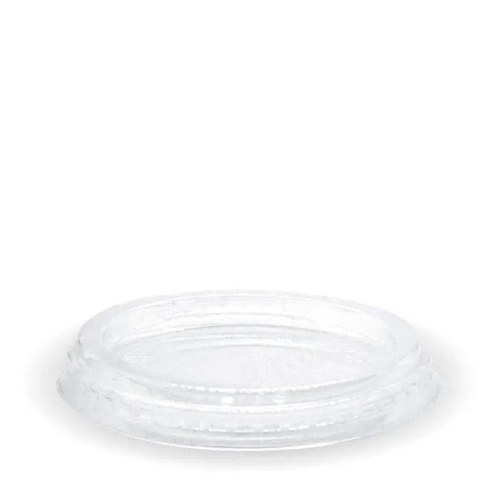 Biopak 60-280ml Flat Clear BioCup Lid (Carton 1000)