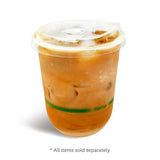 Biopak 300-700ml Sipper Clear BioCup Lid (Carton 1000)