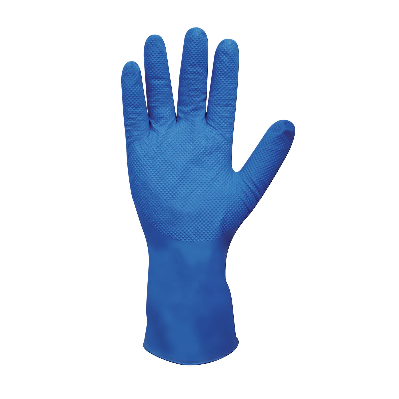 Bastion Nitrile Diamond Grip, Long Cuff, Blue, Powder Free