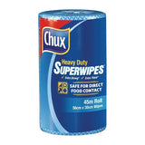 Chux® Superwipes® Heavy Duty Roll Blue 45m