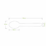 Biopak 10cm Uncoated Wood Teaspoon (Carton 2000)