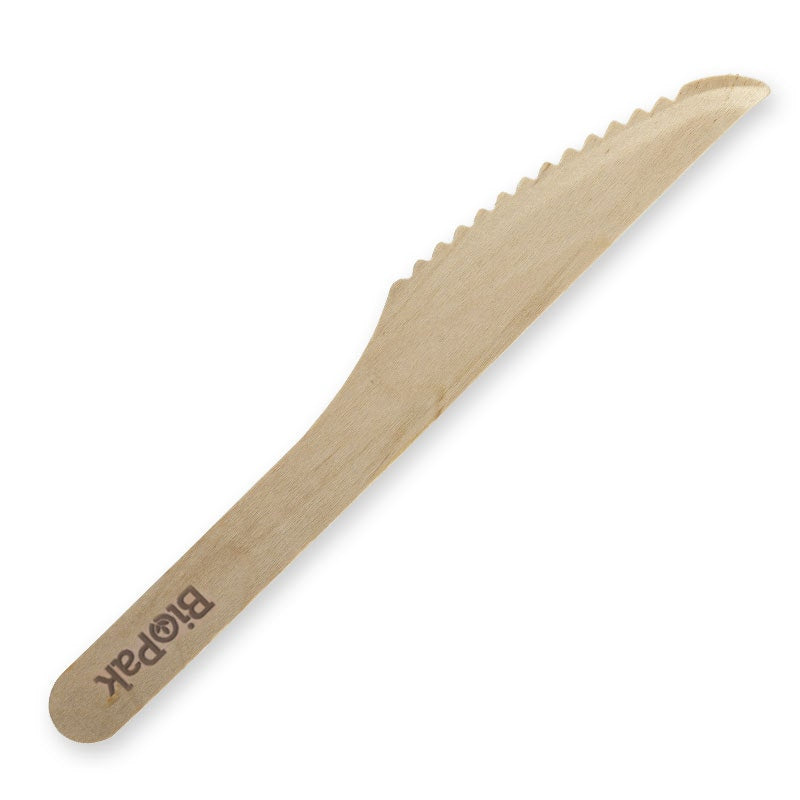 Biopak 16cm Coated Wood Cutlery