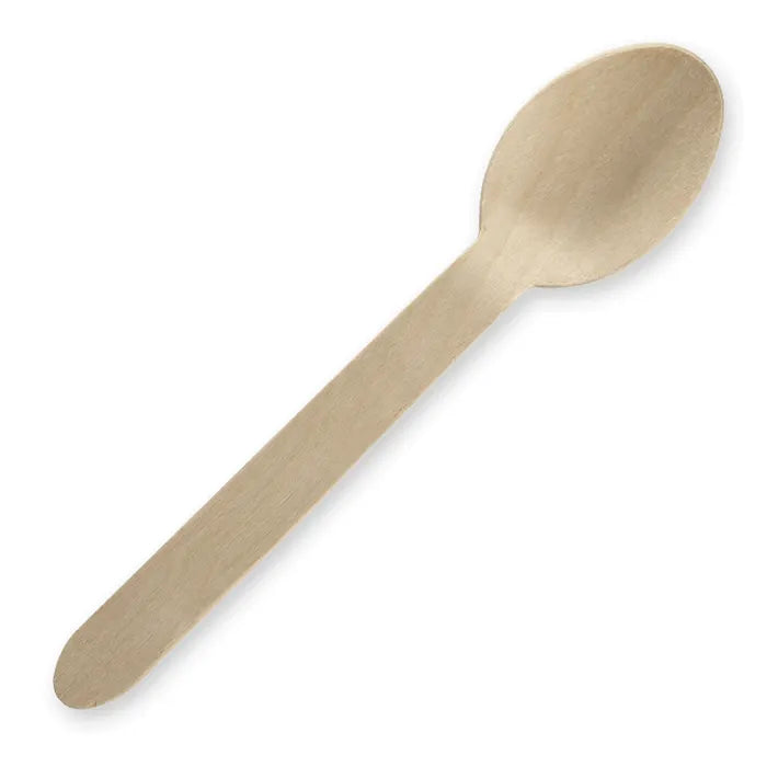 Biopak 16cm Unbranded Wood Cutlery