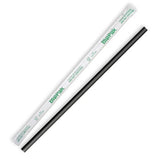 Biopak 6mm Individual Wrapped Regular Black BioStraw (Carton 2500)