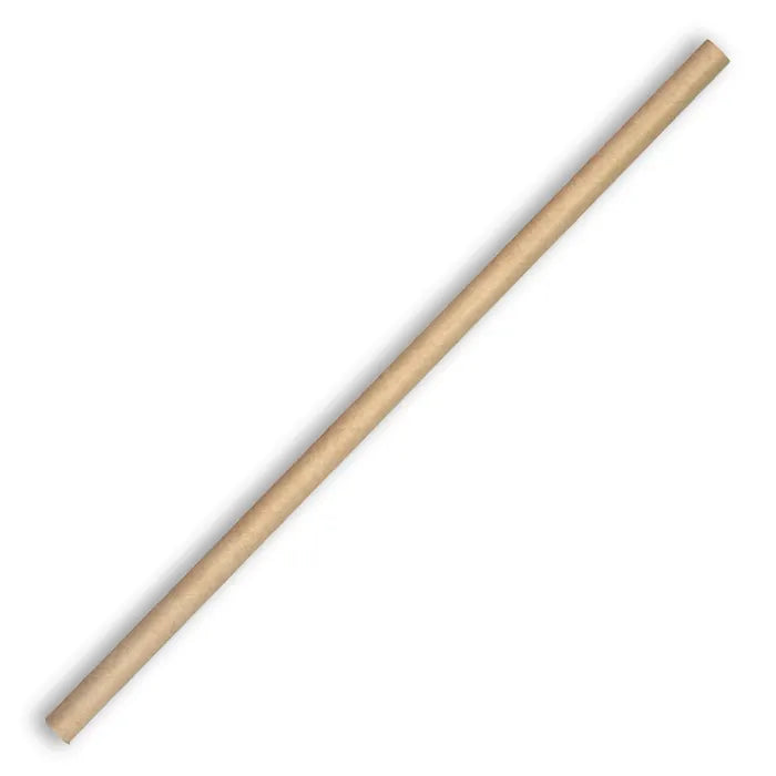 Biopak 6mm Regular Kraft BioStraw (Carton 2500)