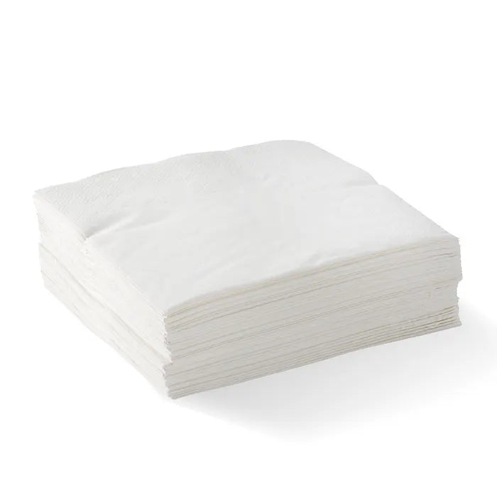 Biopak 2-Ply 1/4 Fold Corner Embossed Dinner BioNapkin (Carton 1000)