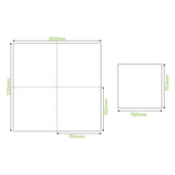 Biopak 2-Ply 1/4 Fold White Lunch BioNapkin (Carton 2000)