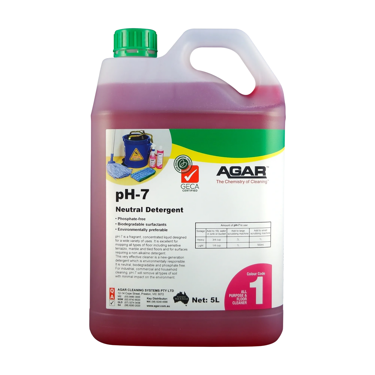 Agar pH-7 Neutral Detergent Various Sizes