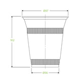 Biopak 360ml Clear BioCup (Carton 1000)