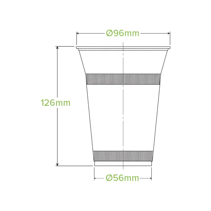 Biopak 500ml Clear BioCup (Carton 1000)