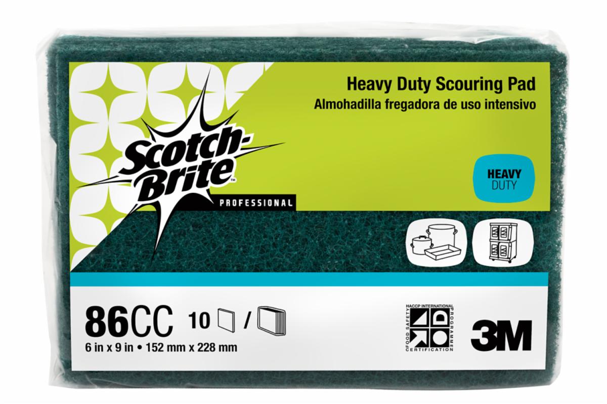 Scotch-Brite Heavy Duty Scouring Pad 86CC 6in x 9in (Ctn60)