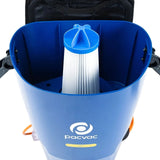 Pacvac Velo Lightweight Backpack Vacuum Cleaner with Ecoharness